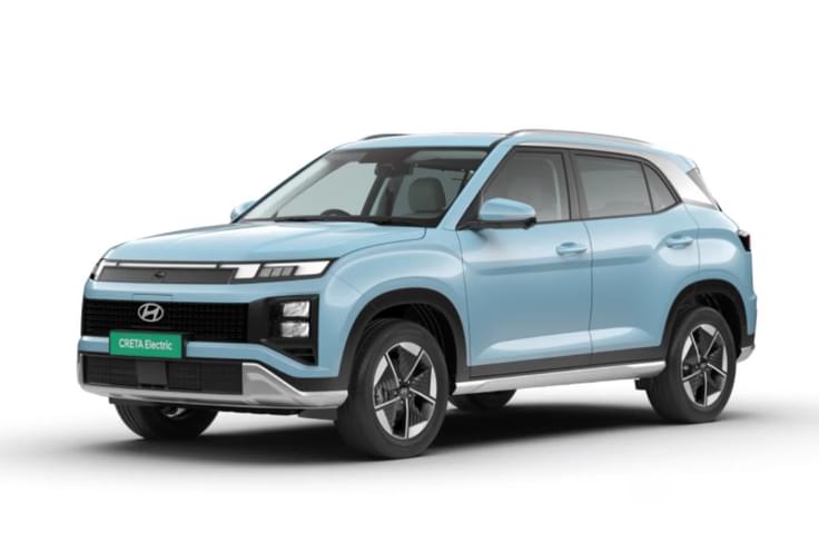 Single tone: Ocean Blue Hyundai Creta Electric Ocean Blue